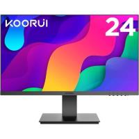 KOORUI 23.8" 24N1 IPS 75Hz Monitör Siyah 5ms 1920x1080, 75Hz, VGA, HDMI, Vesa 24" EKRAN 